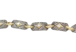 CRIVELLI TEXTURED LINK BRACELET