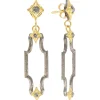 CRIVELLI WITH GREY DIAMONDS EARRINGS