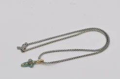 21" CROSS ARTIFACT NECKLACE