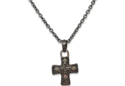 Cross Artifact Pendant Necklace