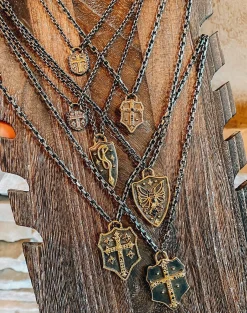 Cross Shield Necklace
