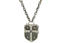 CROSS SHIELD PENDANT NECKLACE
