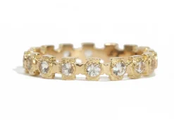 Cross Stack Band Ring