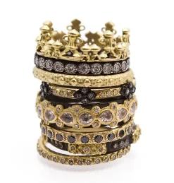 Crown Stack Band Ring