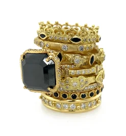 Diamond Stack Band Ring