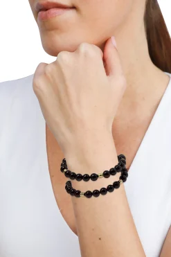 Double Wrap Beaded Bracelet