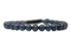 DUMORTIERITE BEADED PULL BRACELET