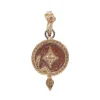 DUSTY ROSE ENAMEL SERPENT ENHANCER