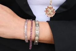 ENAMEL CRIVELLI HUGGIE BRACELET