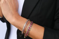 ENAMEL CRIVELLI HUGGIE BRACELET
