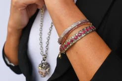ENAMEL CRIVELLI HUGGIE BRACELET