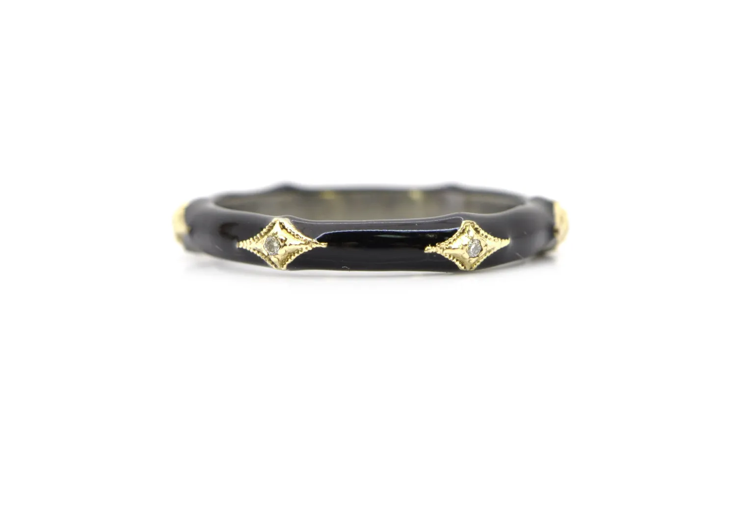 Enamel Crivelli Stack Band Ring