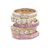 Enamel Crivelli Stack Band Ring