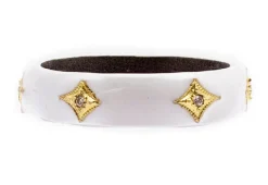 Enamel Crivelli Wide Stack Band Ring