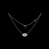 ENAMEL EVIL EYE NUDE NECKLACE