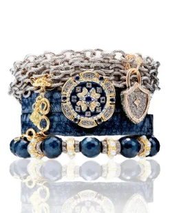 Enamel Medallion Bracelet