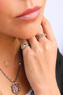 ENAMEL STACK RING
