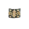 FLORAL GEMSTONE ARTIFACT STATEMENT RING