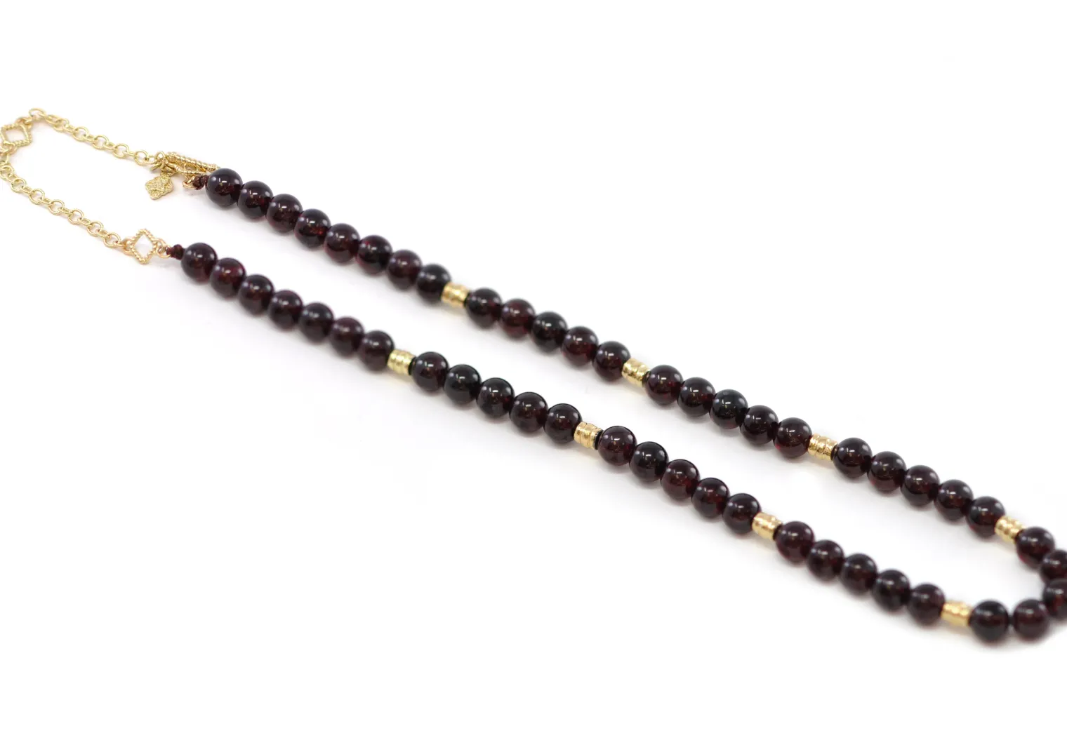 Garnet Beaded Necklace