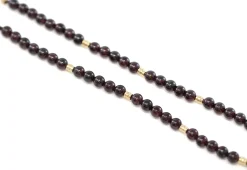 Garnet Beaded Necklace