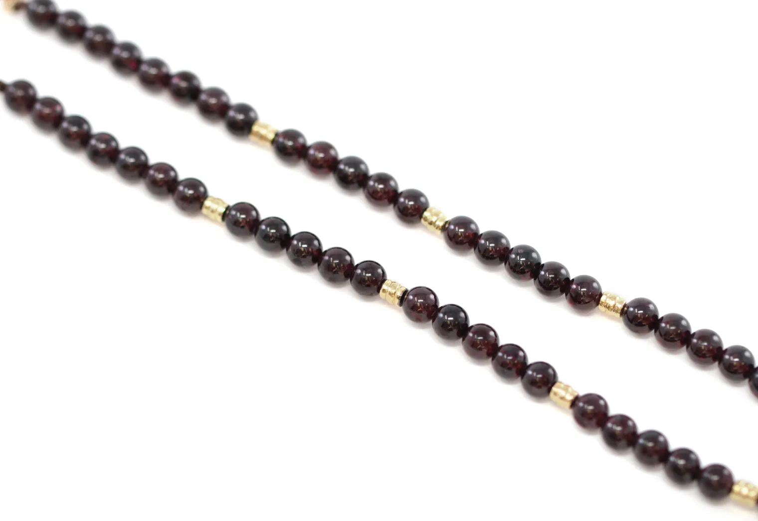 Garnet Beaded Necklace