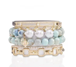 GOLD CRIVELLI HUGGIE BRACELET