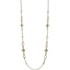 Gold Crivelli Scroll Oval Link Necklace