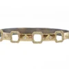 GOLD PAPERCLIP CRIVELLI HUGGIE BRACELET