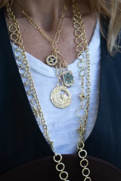 Gold Paperclip Necklace