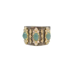 GRANDIDIERITE AND CRIVELLI STATEMENT RING