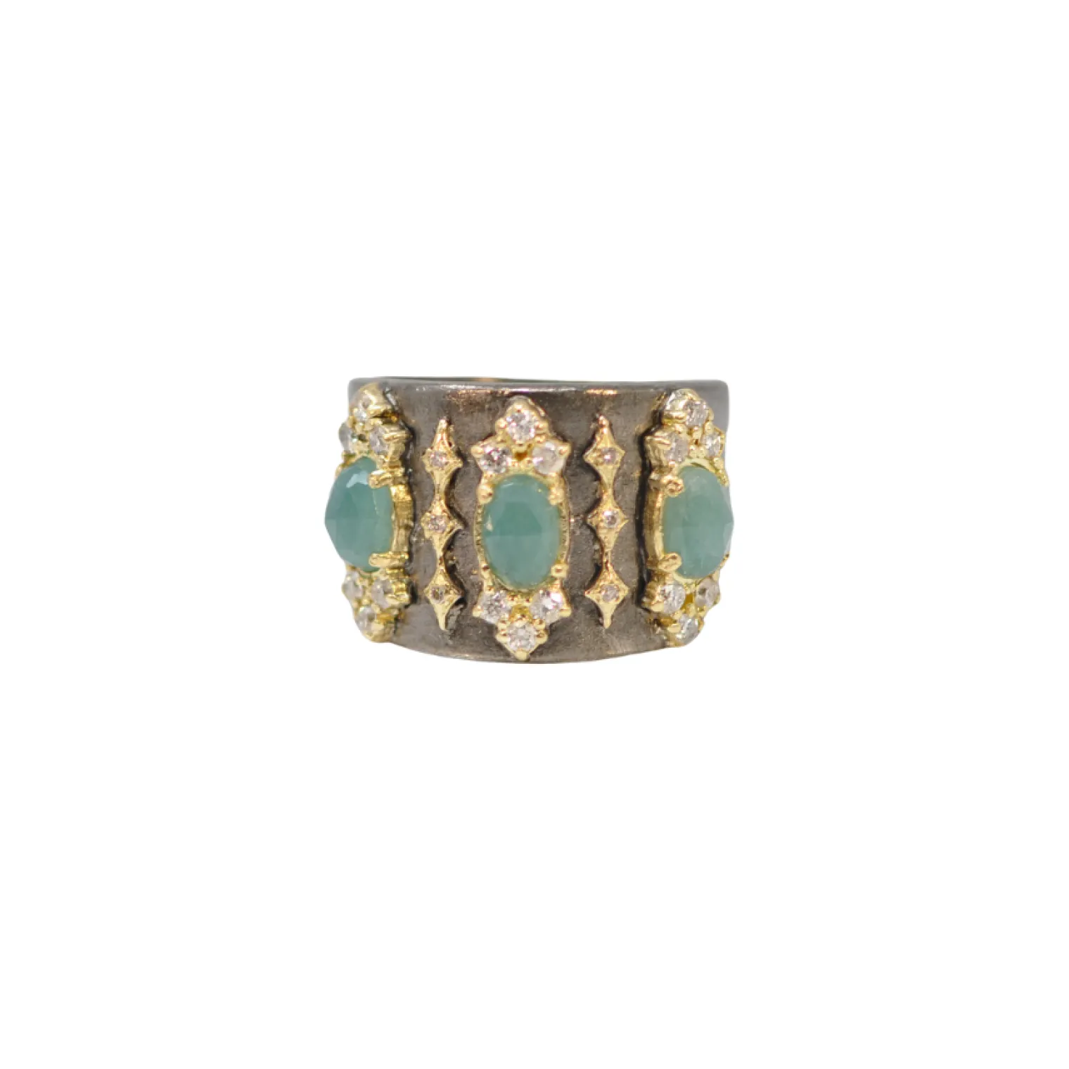 GRANDIDIERITE AND CRIVELLI STATEMENT RING