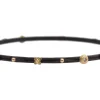 Granulated and Carved Bezel Bangle Bracelet (0.06 TCW)