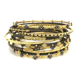 Granulation Bangle Bracelet