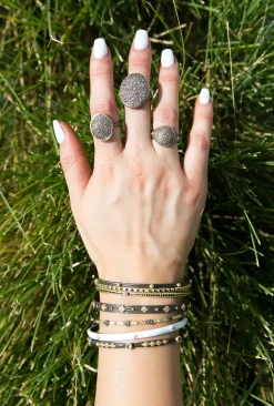 Granulation Bangle Bracelet