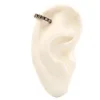GREY MEDIUM HINGED EAR CUFF EARRING