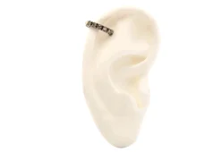 GREY MEDIUM HINGED EAR CUFF EARRING