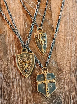 Griffin Shield Necklace