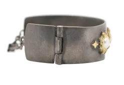 HALO PEARL STATIONS KICK CUFF BRACELET
