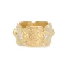 18KT YELLOW GOLD ARTIFACT STACK RING