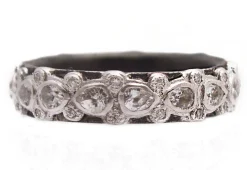 Lacy Eternity Stack Ring
