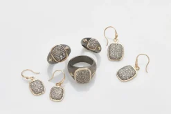 LARGE DIAMOND PAVE CUSHION COCKTAIL RING