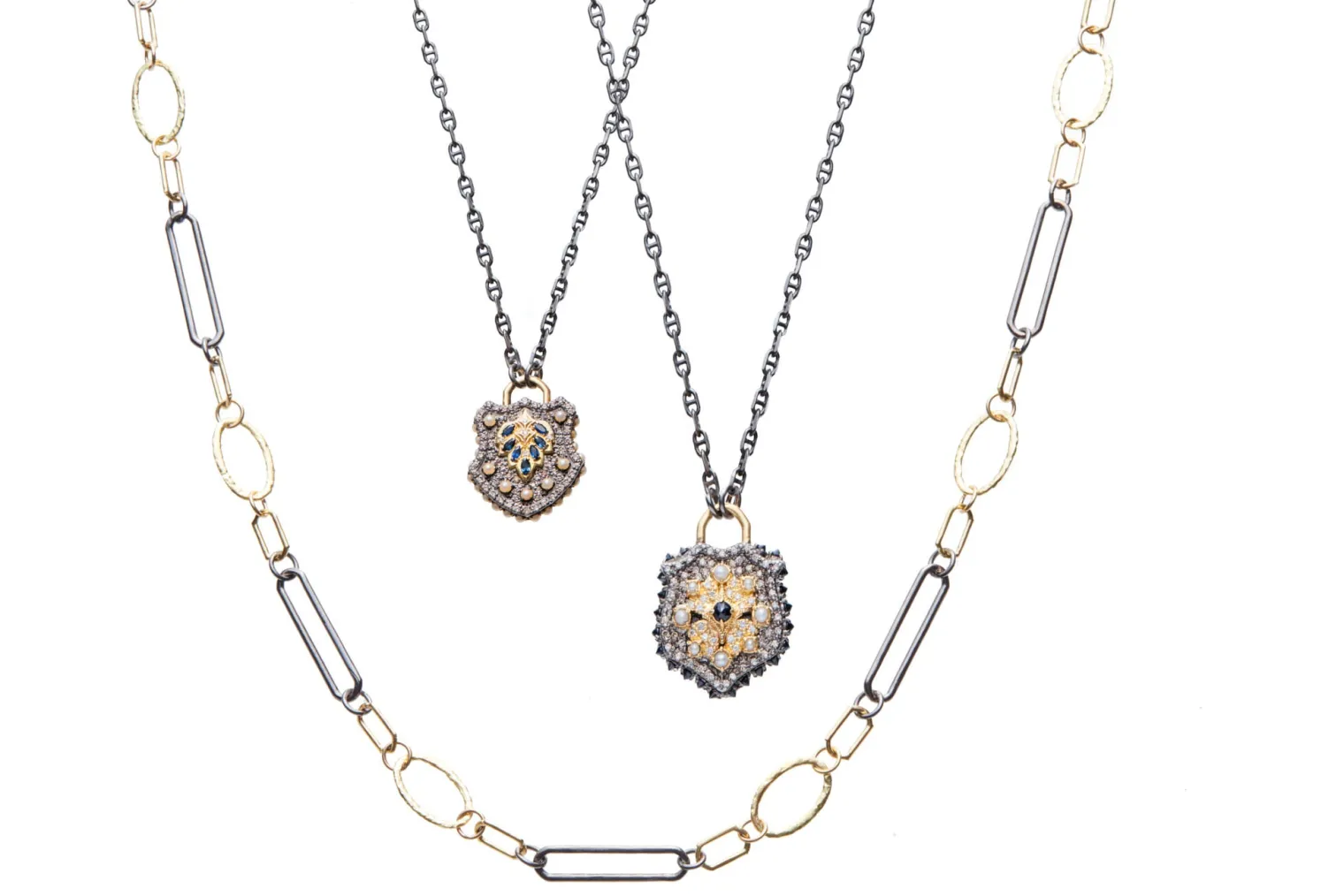 Leaf Shield Necklace
