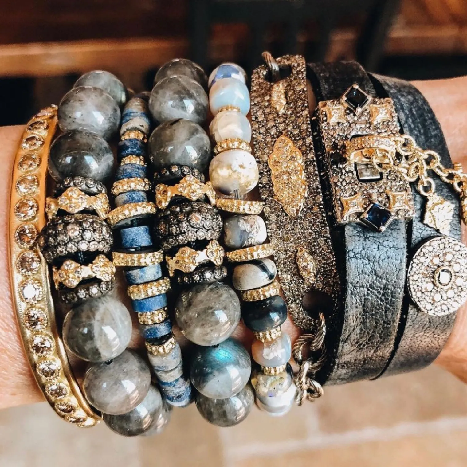 Leather Wrap Bracelet