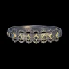 LONDON BLUE TOPAZ CRIVELLI WITH CHAMPAGNE CROWN HUGGIE BRACELET