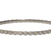 Mini-Cross Eternity Bangle Bracelet