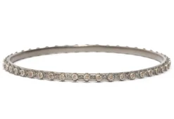 Mini-Cross Eternity Bangle Bracelet