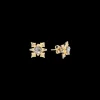 5 MM  GREY DIAMONDS CRIVELLI  STUD EARRINGS