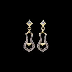 22 MM HORSESHOES DROP EARRINGS