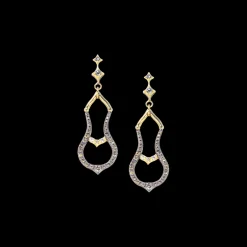 55 MM HORSESHOES DROP EARRINGS