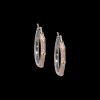 16 MM LIGHT NUDE ENAMEL CRIVELLI HOOP EARRINGS